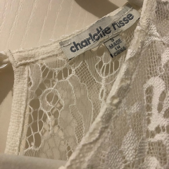 White lace romper - Picture 3 of 4